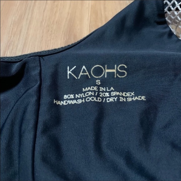 🛍 KAOHS Bathing suit, One piece, Mesh sides, S - Picture 5 of 7